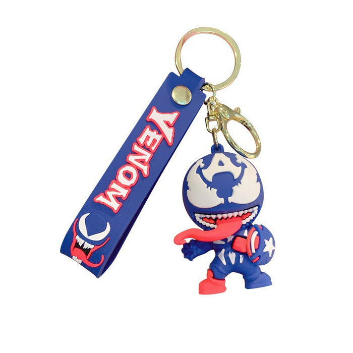 Wholesale Cartoon Silicone Doll Keychain JDC-KC-MingT189