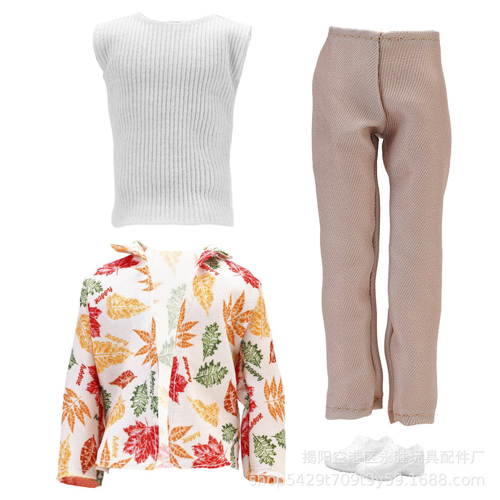 Wholesale prince casual  doll men' s suit children' s toy clothes