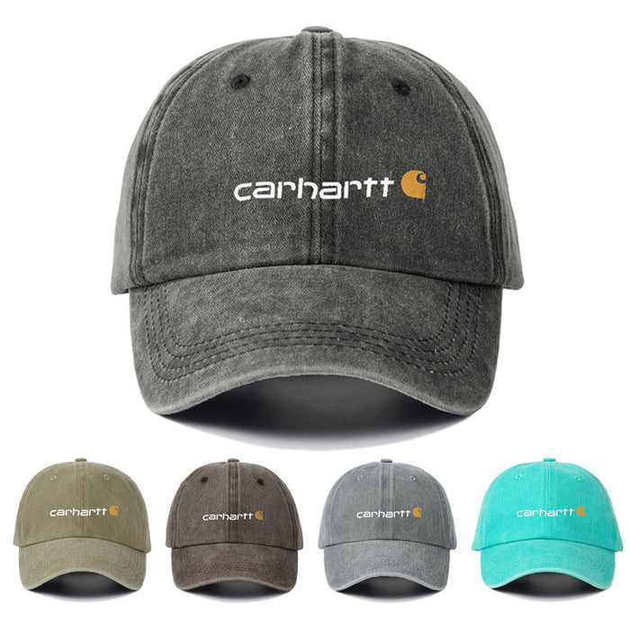 Wholesale Fashion Letter Printing CARHARTT Washed Baseball Caps Baseball Caps for Men and Women Outdoor Sun Protection JDC-FH-TQ003