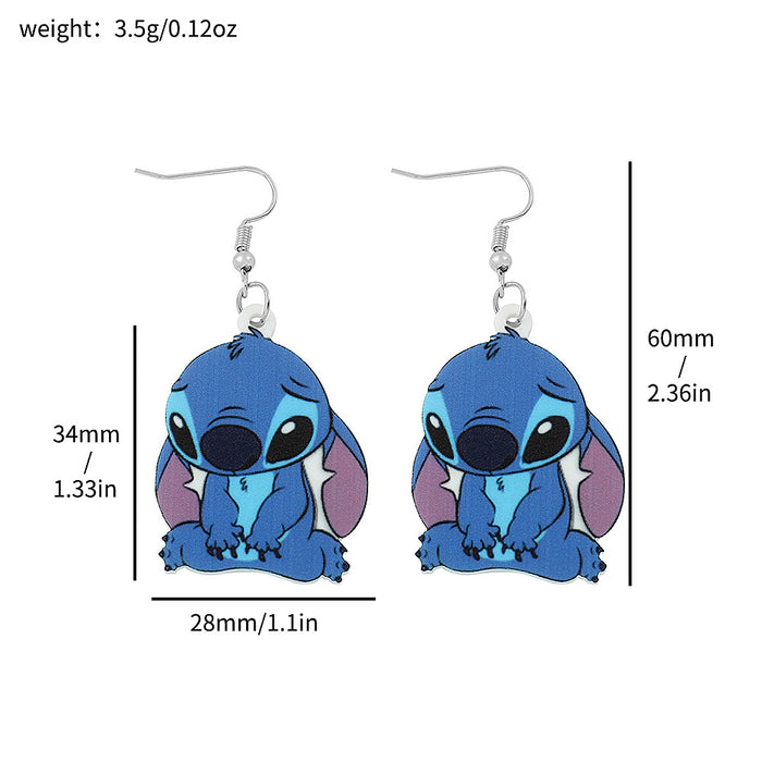 Wholesale anime star baby acrylic earrings Cartoon Doll earrings