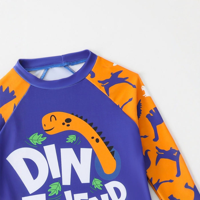 Wholesale Children's swimsuit and swimwear split long sleeved sunscreen quick drying set