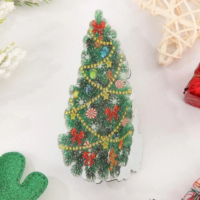 Wholesale Cartoon Christmas Tree Clip  Crutch Hairpin Hair Shark Clip Fashion Pony Clip Party Hair Accessories