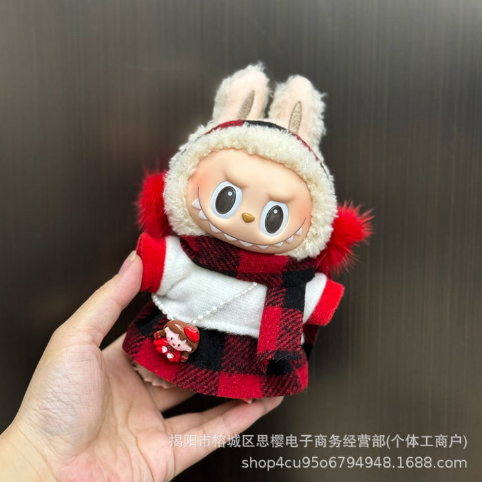 Wholesale Doll Clothes 17cm Pendant Plush Doll Replacement Set