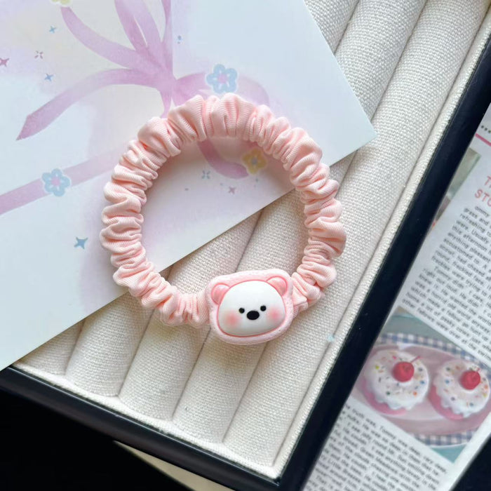 Wholesale Bear Hair Band Cartoon Ponytail Hair Rope Girl Hair Rope Hair Accessories