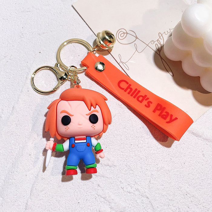 Wholesale Cartoon Movie Silicone Keychain JDC-KC-Qiwei033