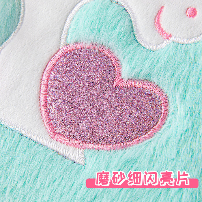 Wholesale Unicorn Plush Notebook Macaron Girl' s Heart Diary Student Cartoon Hand Ledger Wireless Glue Pack