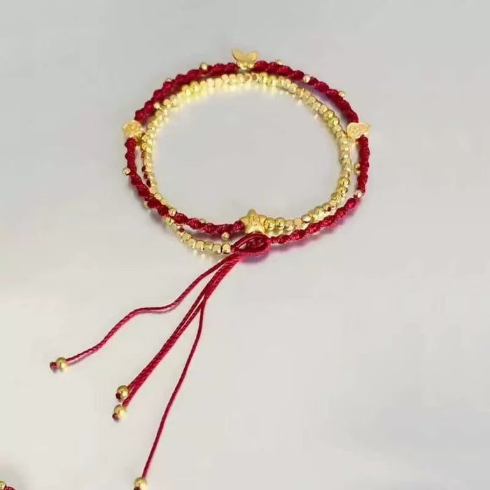 Wholesale Red Rope Bracelet Women's Handheld Jewelry