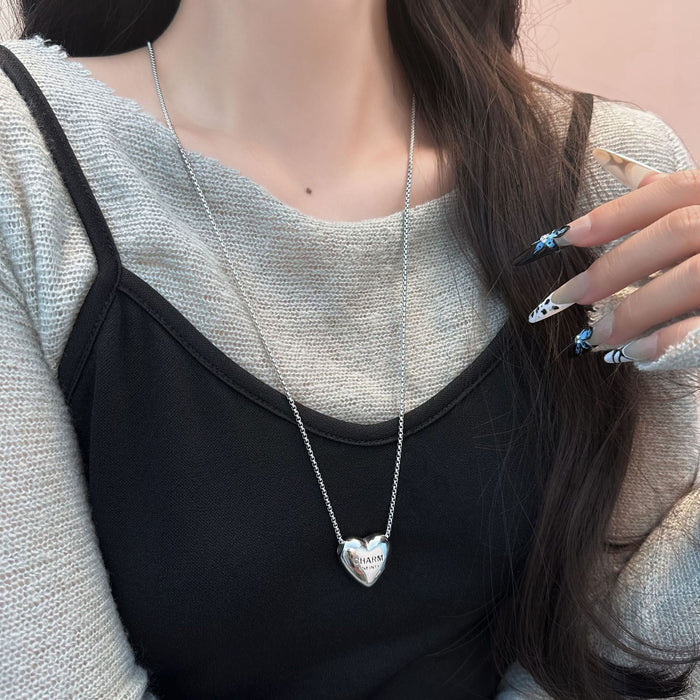 Wholesale Long necklace cross hip-hop pendant titanium steel casual jewelry accessories