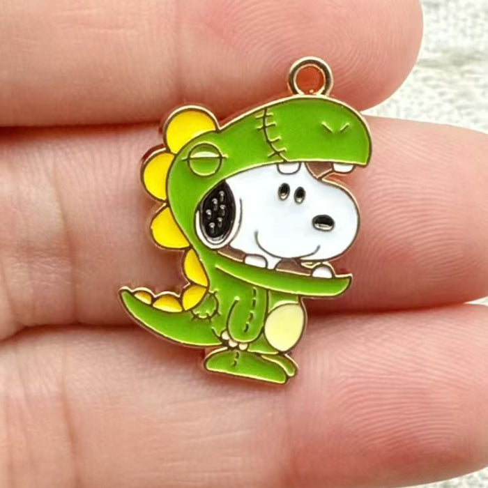 Wholesale 10 PCS Cute and able cartoon-style alloy enamel DIY Charms