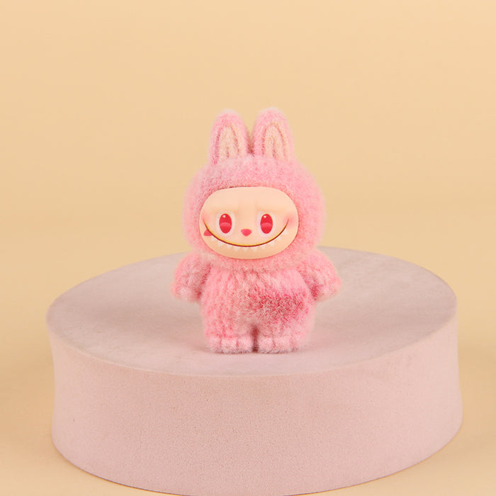 Wholesale Creative Resin Flocked Keychain