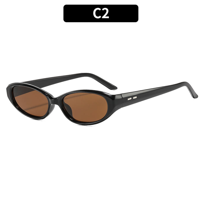 Wholesale Retro Small Frame Sunglasses with Ring Design Fashion Accessory for Boutique Resale