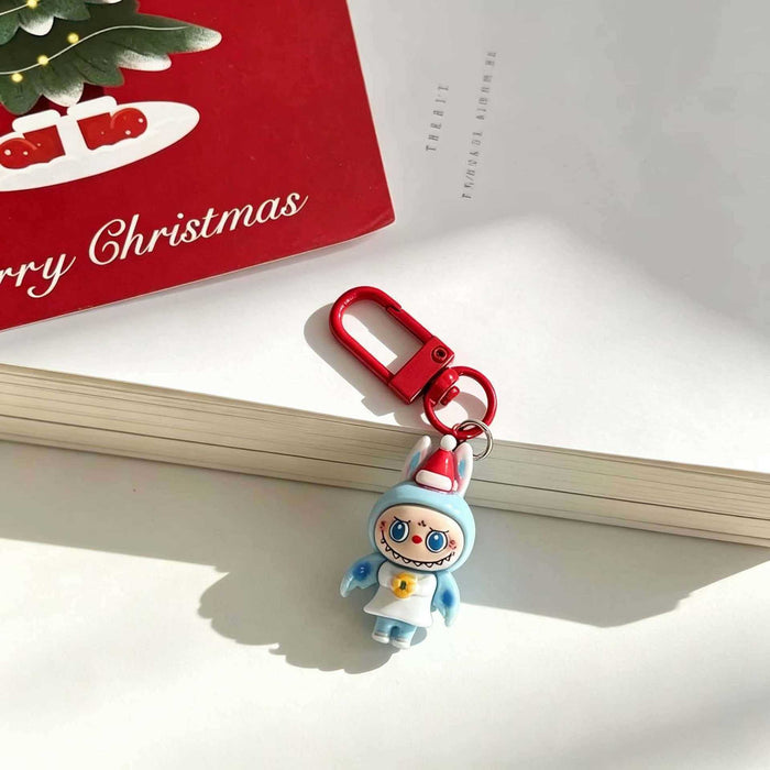 Wholesale Resin Christmas Cartoon Keychain Charm Fashion Bag Pendant For Students Gift