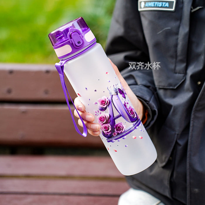Wholesale Simple letter water bottle