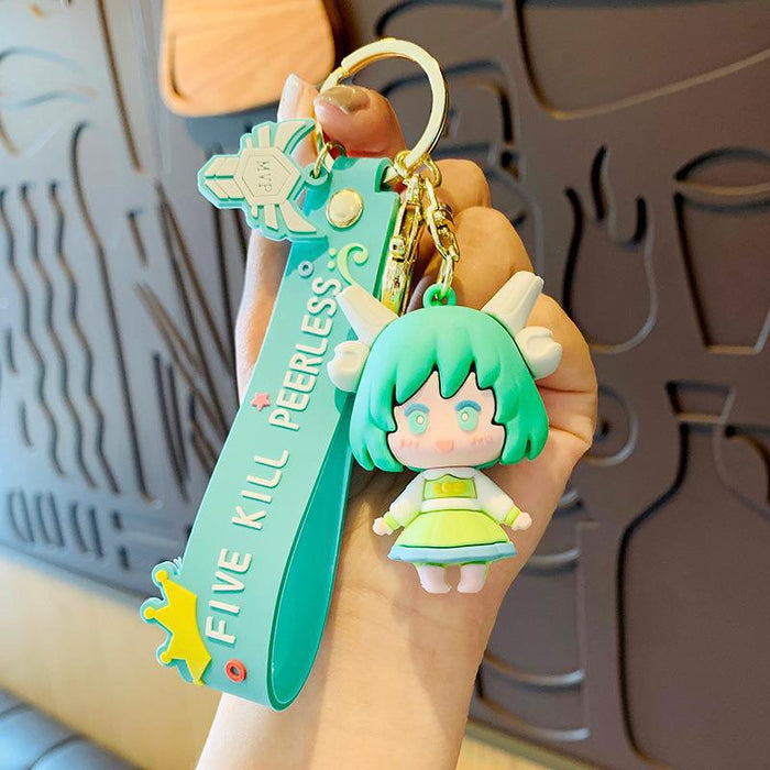 Wholesale Cartoon 3D Doll PVC Keychain JDC-KC-MingT054