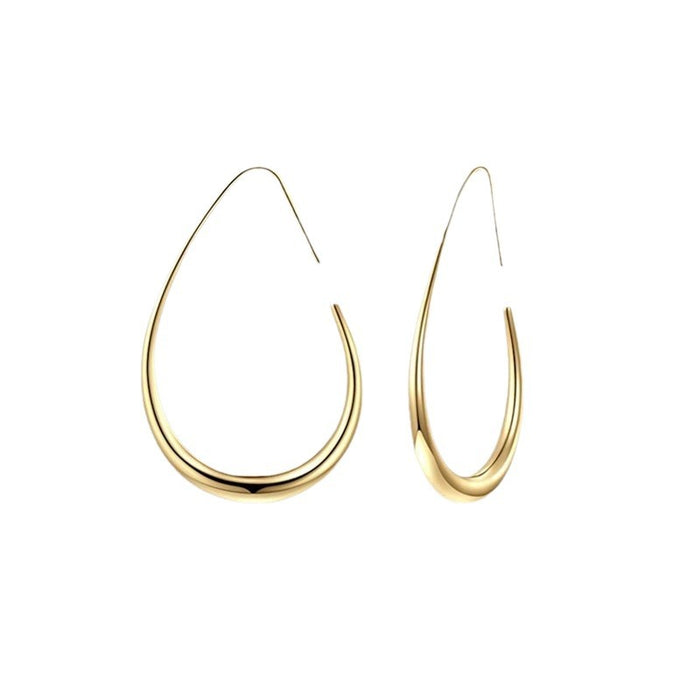 Wholesale Large Circle Copper Earrings JDC-ES-LiR001