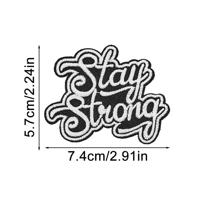 Wholesale English Letter Embroidery DIY Patches