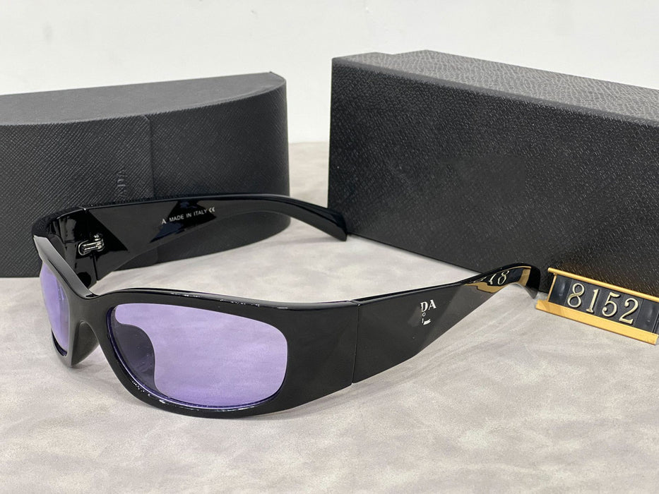 Wholesale  curved glasses women's anti-ultraviolet sunglasses sunglasses men's round face trend