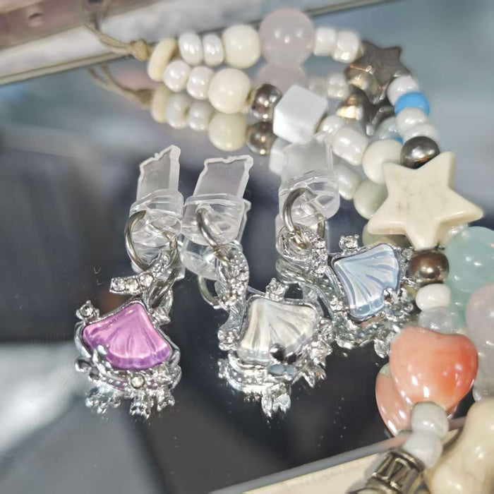 Wholesale Diamond star and moon pendant Mobile Phone Stands