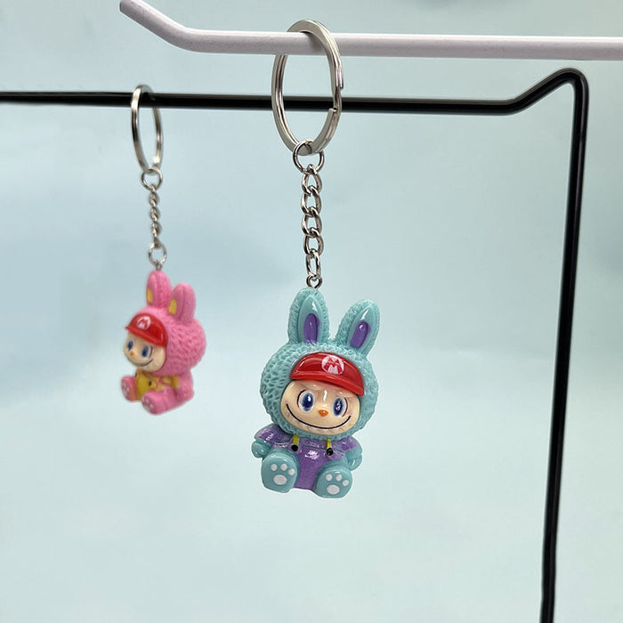 Wholesale Cute cartoon pendant doll small accessory keychain