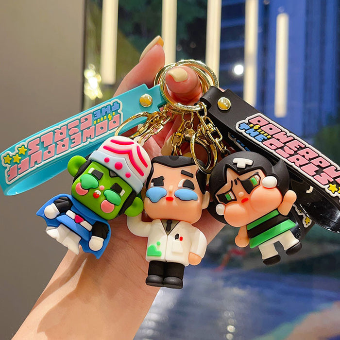 Wholesale Girls Keychain Crying Baby Pendant Bag Car Key Chain Doll Machine Gift Manufacturer