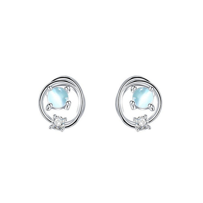 Wholesale Moonstone Zircon Earrings