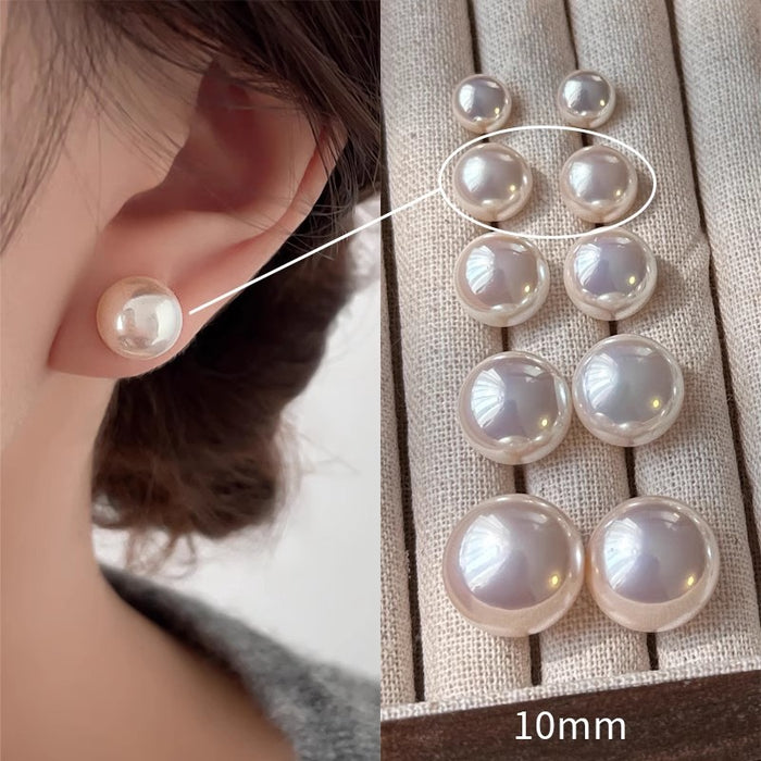 Wholesale Pearl earrings, pure silver needles, niche, high-end, versatile new earrings