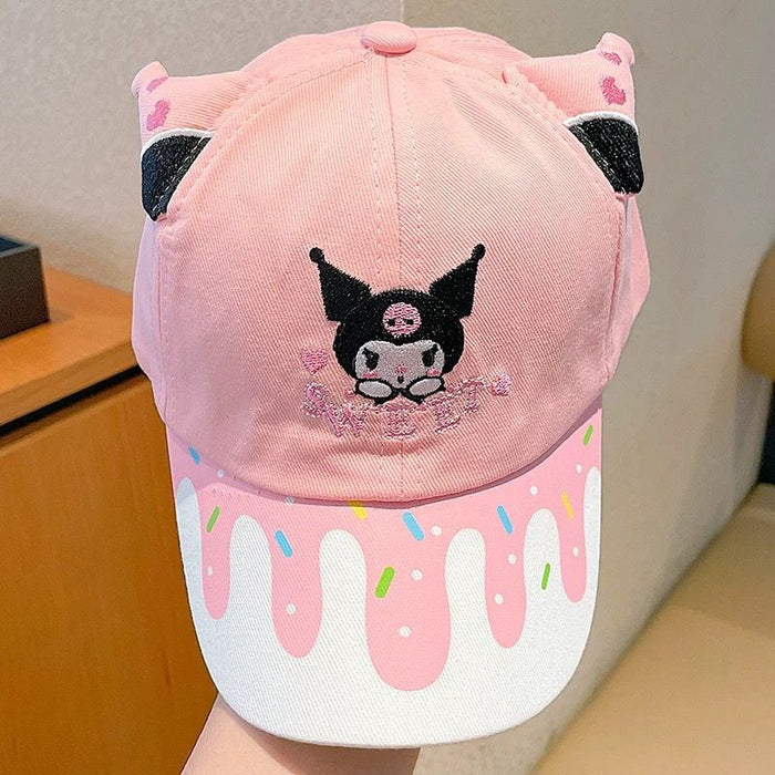 Wholesale Children's Hat Cartoon Duck Tongue Hat Western Cute Baseball Hat Sunscreen