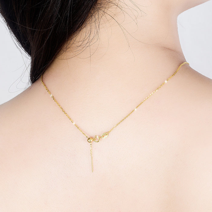 Wholesale Silver necklace with adjustable fine chain