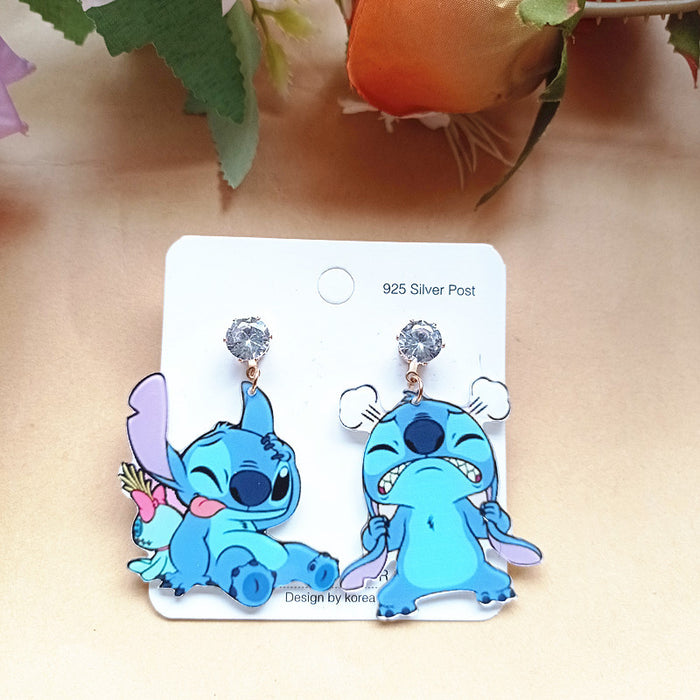 Wholesale Cute Acrylic Cartoon Earrings JDC-ES-Xiaox017