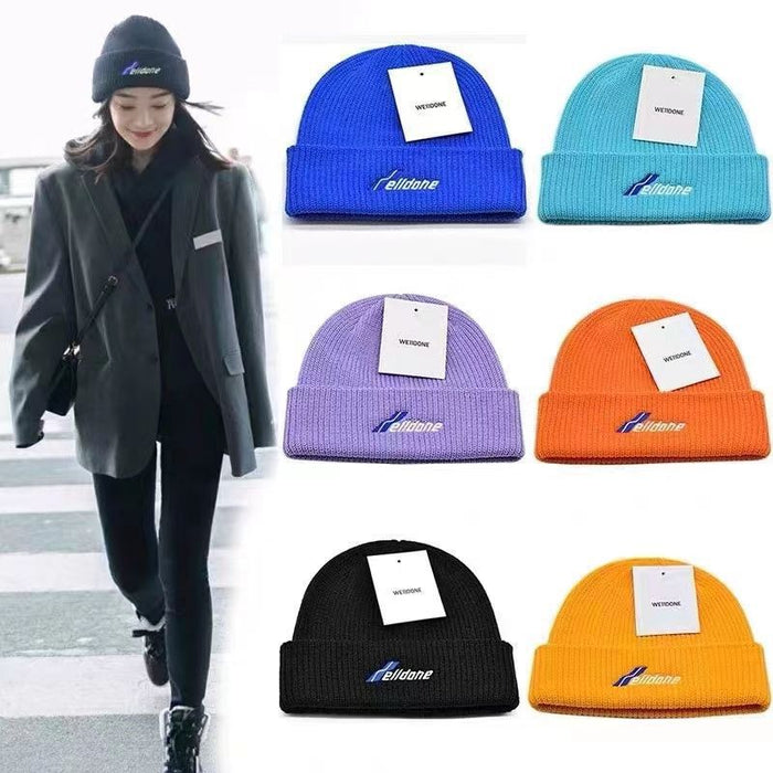 Wholesale Wool Hat Men's and Women's Letter Knitted Hat Warm Ear Protection Casual Cold Hat