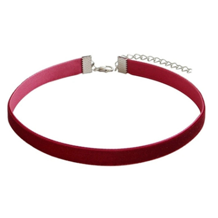 Wholesale Velvet collar retro simple velvet necklace women's accessories collarbone chain fashion necklace
