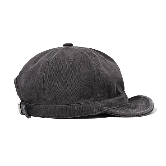 Wholesale Big head circumference hat retro washed soft top baseball cap soft brim duckbill cap short brim hat