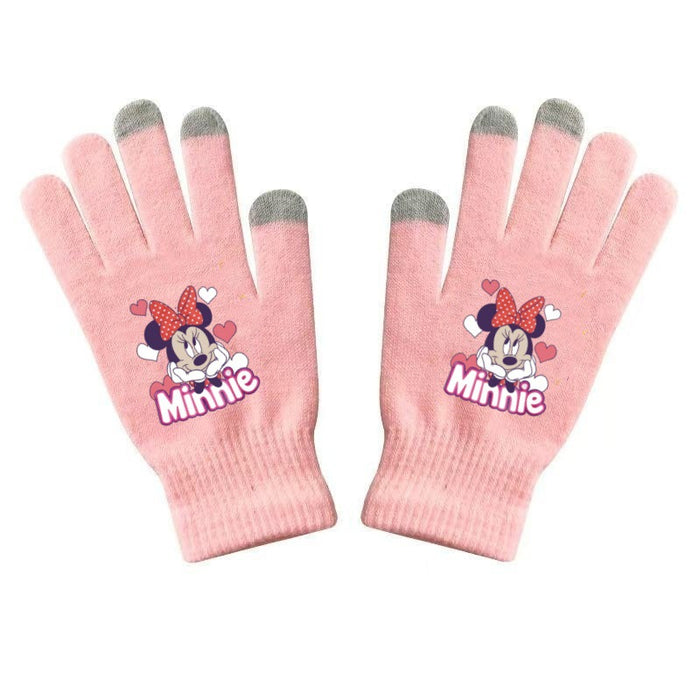 Wholesale Warm and versatile printed knitted gloves