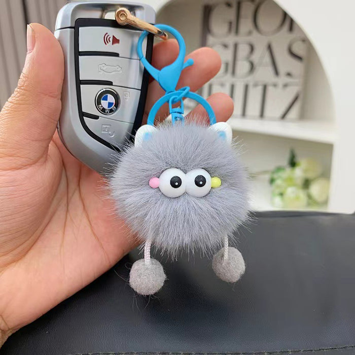 Wholesale Plush pendant, keychain, cute cartoon bag, backpack, hanging decoration, gift