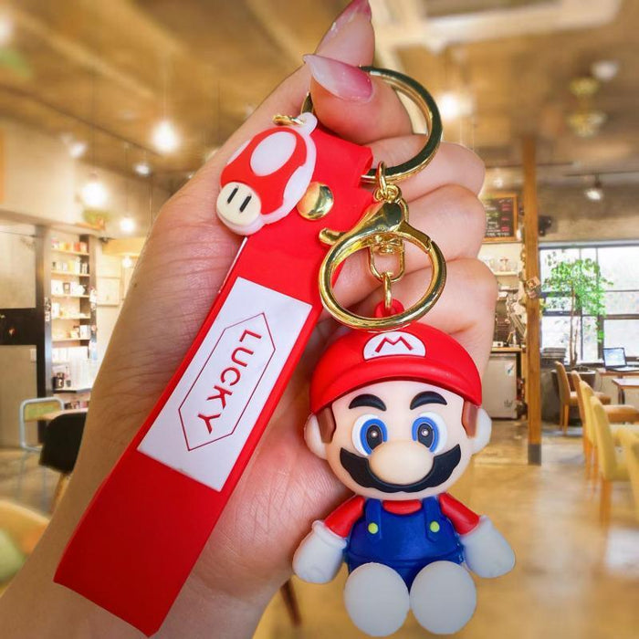 Wholesale Silicone Cartoon Doll Keychain JDC-KC-MingT222