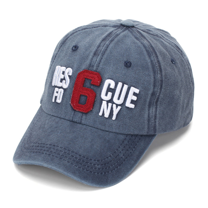 Wholesale Fashion Retro Washed Cotton Baseball Cap with Curved Brim for Summer