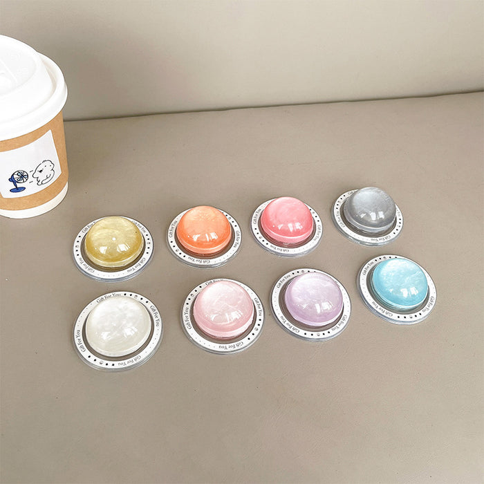 Wholesale Solid color crystal ball phone airbag stand