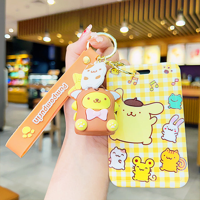 Wholesale Student Campus Meal Card Bus Card Access Card Protective Cover ID Card Cartoon Keychain Pendant Small Gift JDC-KC-YD090