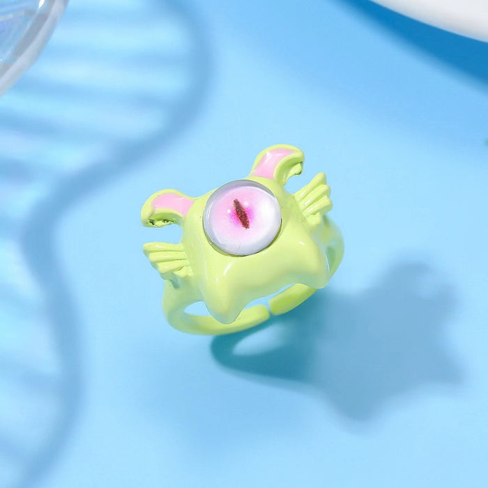 Wholesale Cartoon, playful, niche, personalized, ring, couple