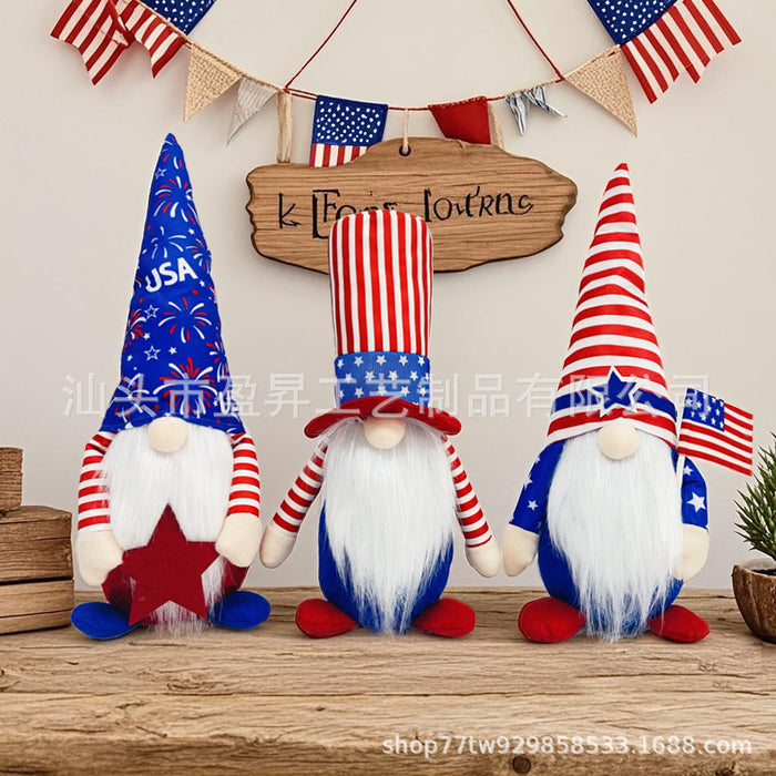 Wholesale New Doll National Day Star Bar Sharp Hat Decoration Wholesale