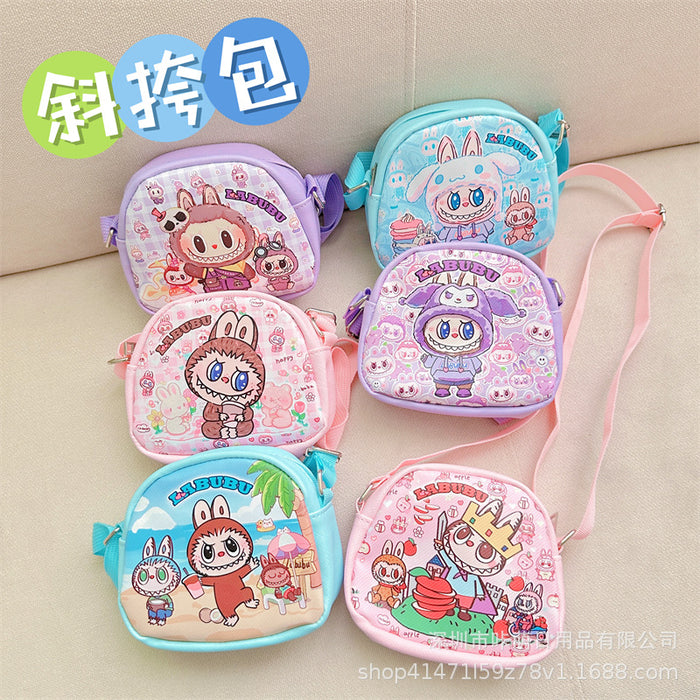 Wholesale Cloth Crossbody Bag Semicircle Shoulder Bag Children' s Small Backpack Shoulder Bag  Capybara Crossbody Bag