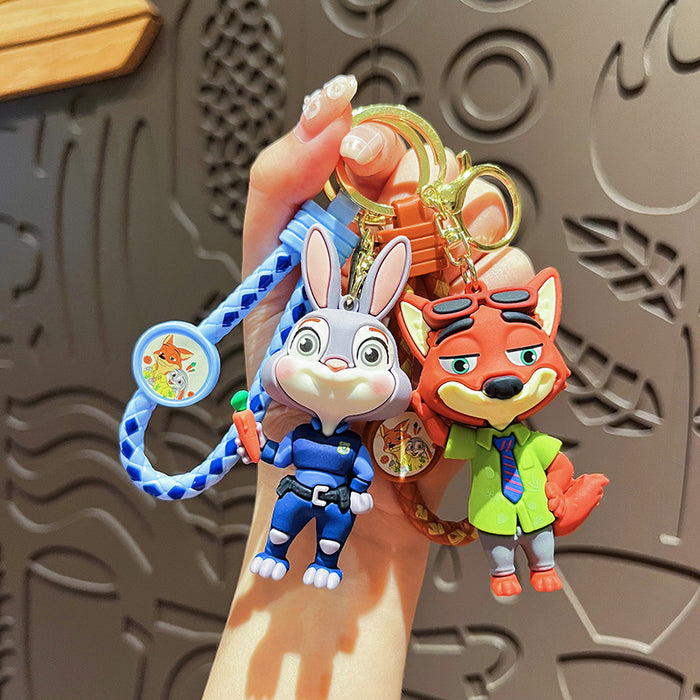 Wholesale Keychain Cute Cartoon Couple Bag Pendant