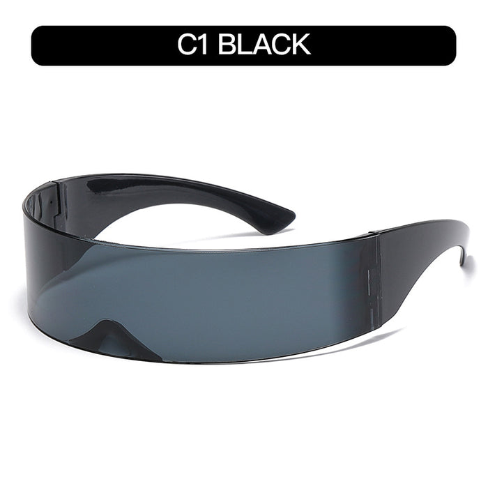 Wholesale Cyberpunk Futuristic All-in-One Sunglasses Cyber  Didi-disco Sunglasses