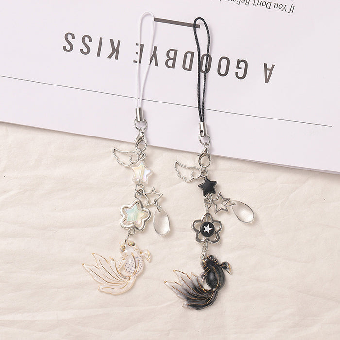 Wholesale Star Beaded Pendant Bag Pendant Versatile Mobile Phone Chain Car Pendant