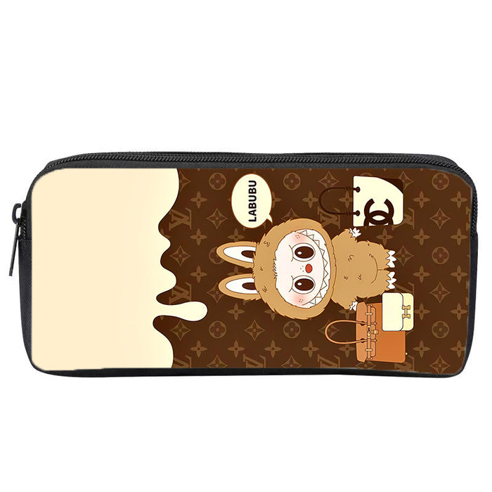 Wholesale Pencil Bag Student Stationery Bag Cartoon Printed Pencil Bag Single Layer Pencil Bag Large Capacity