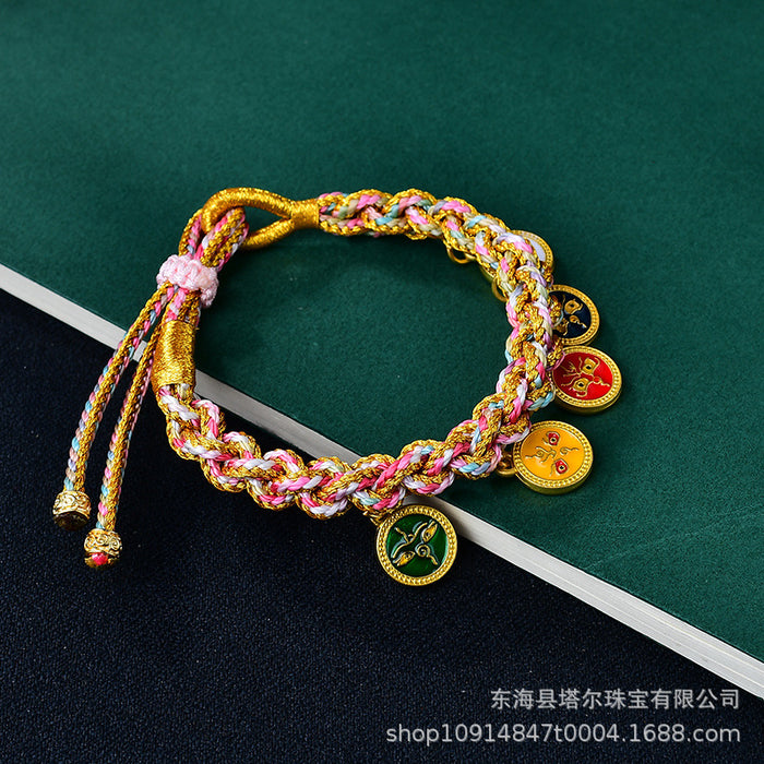 Wholesale Colorful rope, hand rope bracelet, women's hand woven rope, hand rope