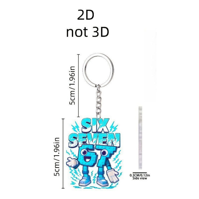 Wholesale Western Style Acrylic Keychain Bag Charm Fashion Accessory Gift MOQ≥2