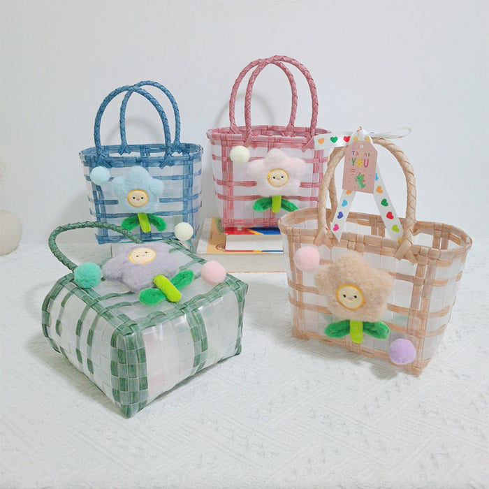 Wholesale Woven bag,  cute plush bag,  basket