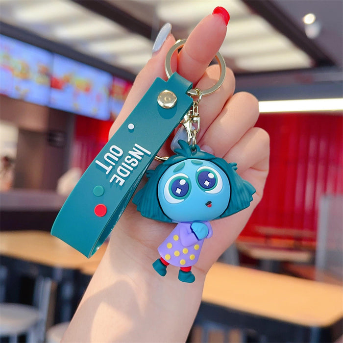 Wholesale cartoon key chain pendant personality creative soft rubber animation small gift