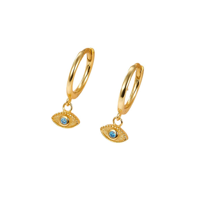 Wholesale Pure silver earrings with a simple and high-end feel, women's ear buckles, niche layered earrings